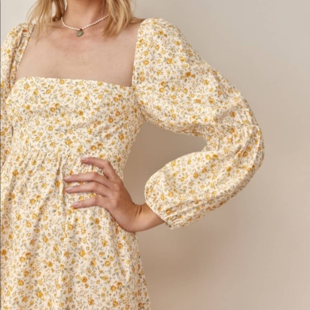 💛Reformation Michaela Dress Lima